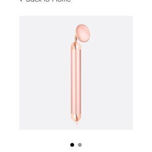 Luxe + Willow Phoenix Rose Quartz Vibrating Massager contour, tone, smooth